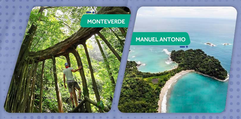 Monteverde to Manuel Antonio Road Trip