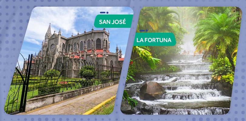 San José to La Fortuna Road Trip